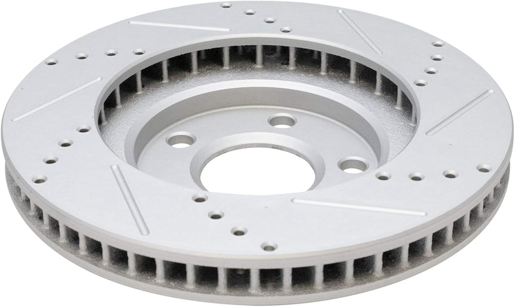 TRQ Performance Front Brake Pad and Rotor Set Ceramic Coated Drilled Rotors Calipers Compatible with 97-04 Buick Park Avenue 97-05 Cadillac DeVille Eldorado Seville 00-05 Chevrolet Impala Monte Carlo
