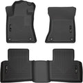 Husky Liners Weatherbeater Floor Mats | Fits 2019-2026 Nissan Altima | Front & 2nd Row, 3-pc Black - 99381