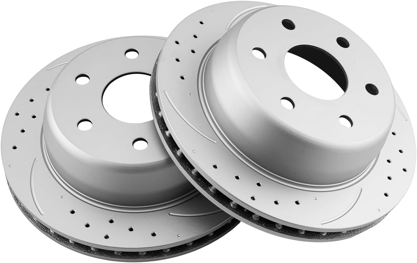 KAC 12.99 inch(330mm) Rear Brake Rotors for GMC 2000-2003 Yukon XL 1500, Cadillac 2002-2003 Escalade 6.0L, 2000 Suburban 1500, 2002-2003 Escalade 5.3L,Automotive Replacement Brake Rotors,55084