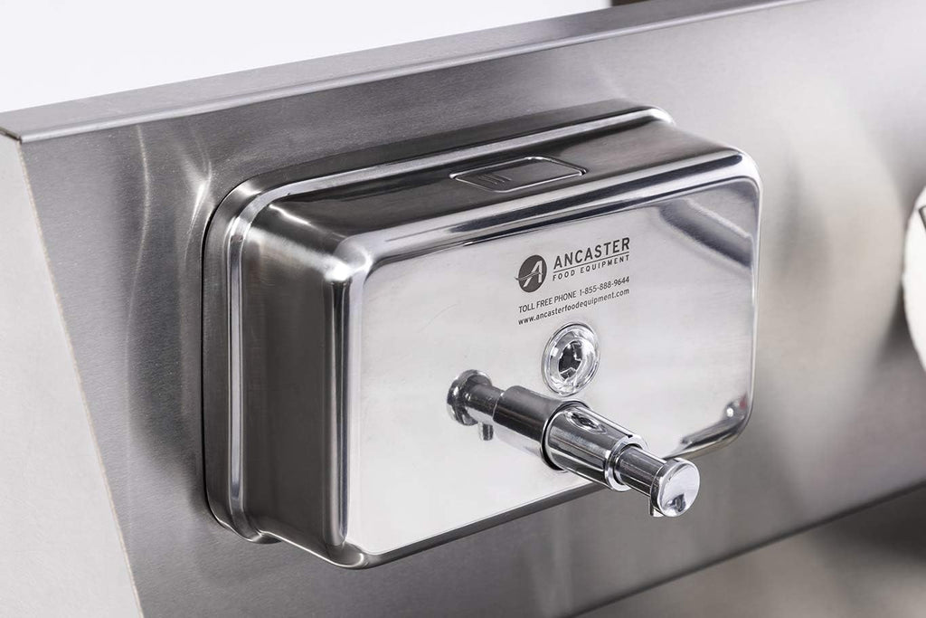 AFE DB101 Double Basin Stainless Steel Portable Sink with Hot Water