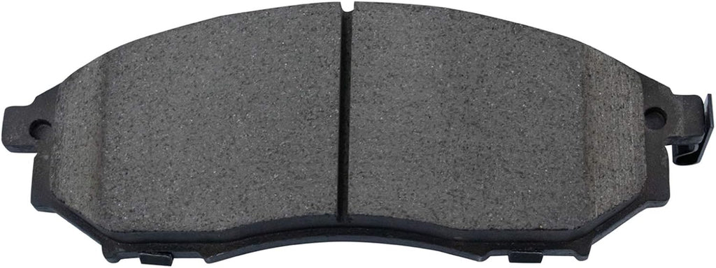 TRQ Performance Front Brake Pad and Rotor Set Ceramic Coated Drilled Slotted Compatible with 2003-2004 Infiniti M45 2002-2006 Q45