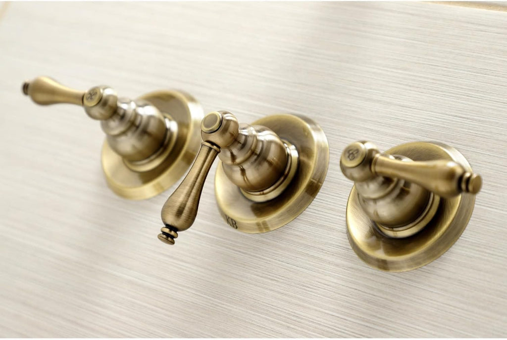 Kingston Brass KB236ALPN Magellan Tub and Shower Faucet, Polished Nickel 72 x 8 x 7.38