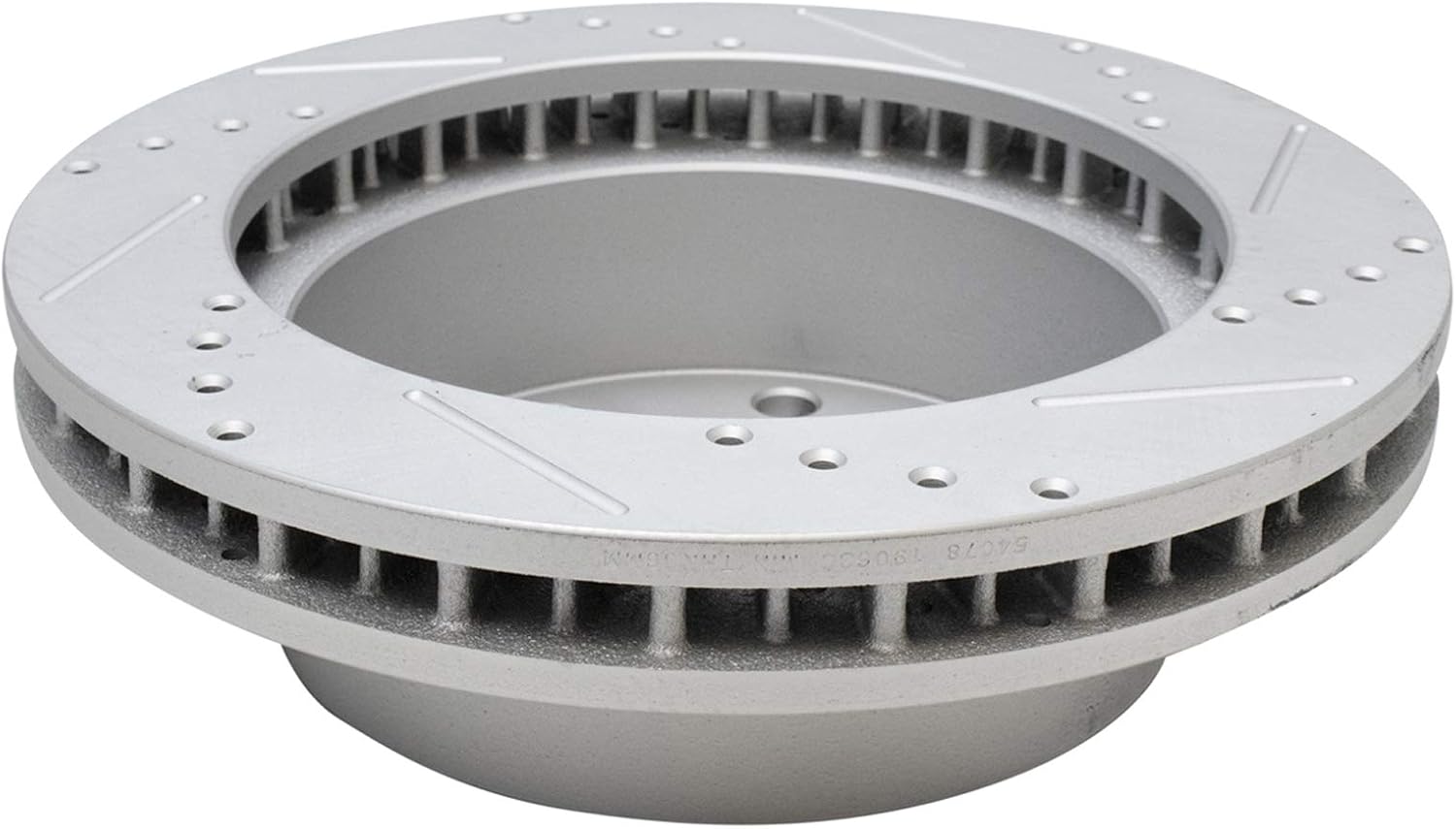 TRQ Performance Front Brake Pad and Rotor Set Ceramic Drilled Slotted G Coated Vented Rotors Compatible with 2000-2005 Ford Excursion 2000-2004 F-250 Super Duty F-350 Super Duty