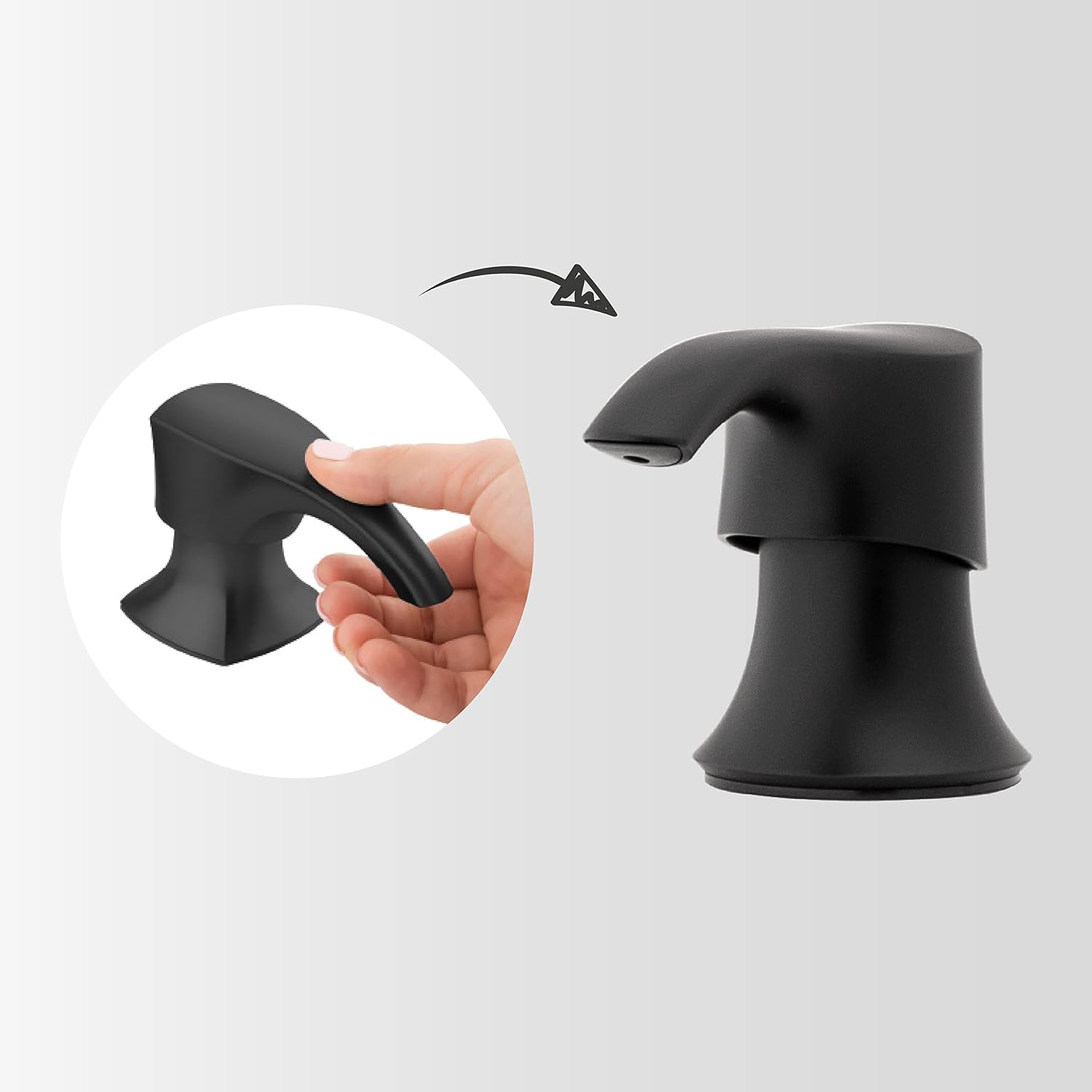 Pfister Rosslyn Kitchen Faucet with Pull Down Sprayer and Soap Dispenser, Single Handle, High Arc, NSF Certified, Matte Black Finish, F5297RSSRB