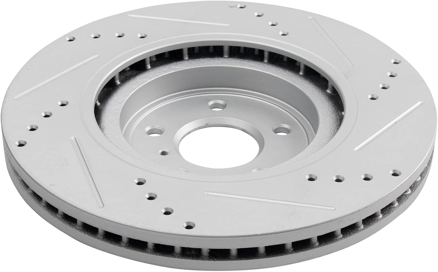 TRQ Performance Front Brake Pad and Rotor Set Ceramic Coated Compatible with 08-13 Infiniti G37 09-13 FX50 11-13 M37 M56 14-19 Q50 Q70 14-15 Q60 15-16 Q70L 2014 QX70 09-20 Nissan 370Z
