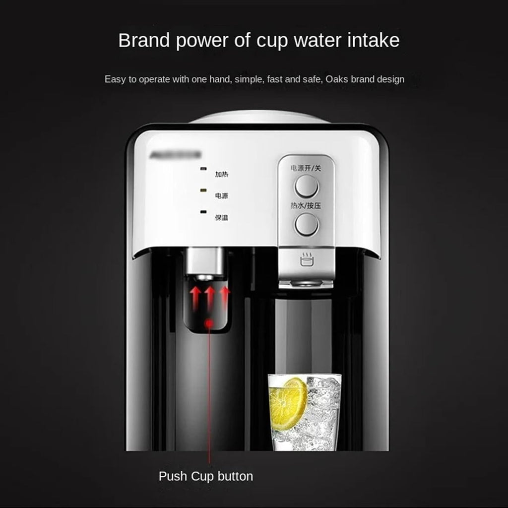 hot Water dispensers Stainless Steel Inner Tank Water Dispenser Mini Desktop Cooling Heating Ice and Hot for Students and Dorms Hot Water Dispenser Instant hot Water Dispenser (Color : Warm Hot)