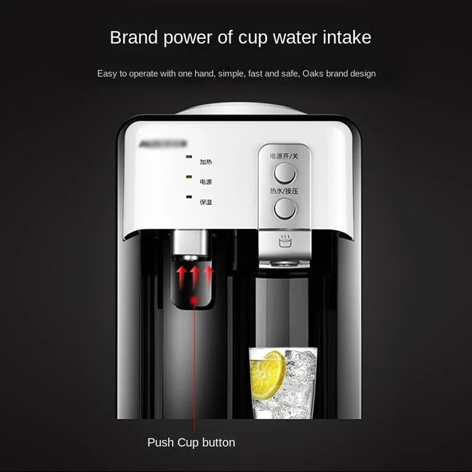 hot Water dispensers Stainless Steel Inner Tank Water Dispenser Mini Desktop Cooling Heating Ice and Hot for Students and Dorms Hot Water Dispenser Instant hot Water Dispenser (Color : Warm Hot)