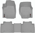 WeatherTech Custom Fit FloorLiners for Jeep Grand Cherokee, Grand Cherokee, 1st & 2nd Row (4617821-4616965), Grey