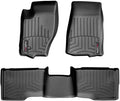 WeatherTech Custom Fit FloorLiners for Jeep Commander, Grand Cherokee, 1st & 2nd Row (44013-1-2), Black