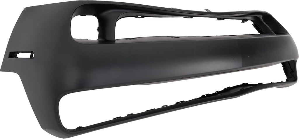 Garage-Pro Bumper Cover Compatible with Dodge Challenger 2015-2023 For Models Without Wide Body Option, and Fog Lights Primed Front CAPA CH1000A25C