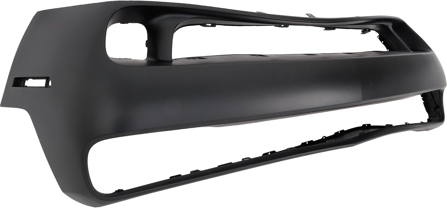 Garage-Pro Bumper Cover Compatible with Dodge Challenger 2015-2023 For Models Without Wide Body Option, and Fog Lights Primed Front CAPA CH1000A25C