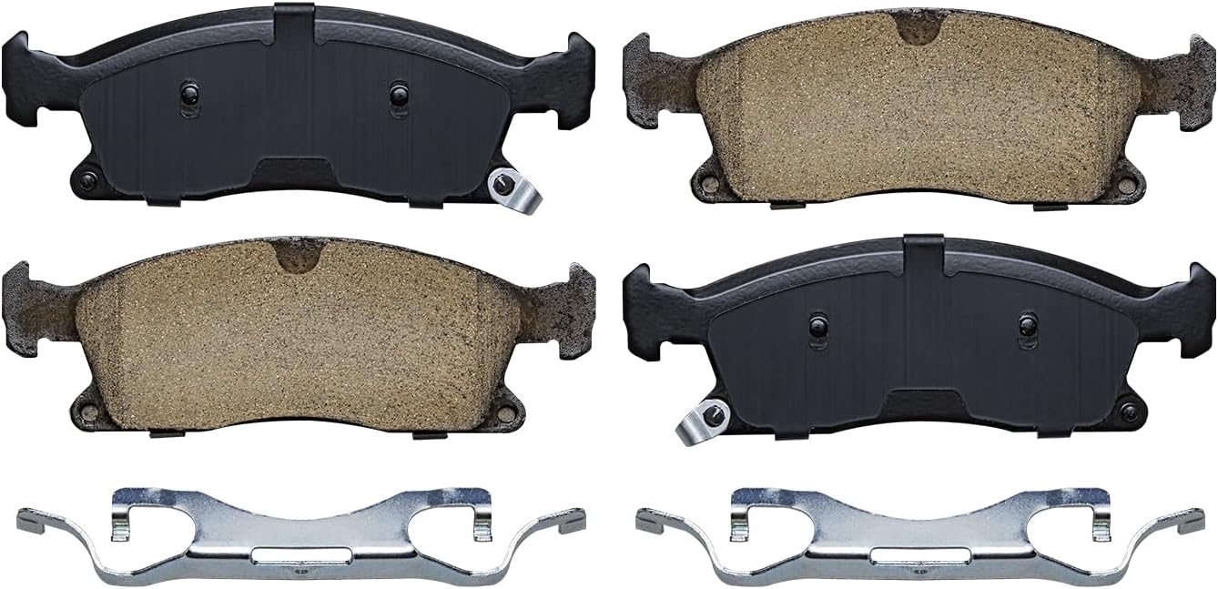 Detroit Axle - Brake Kit for Mercedes-Benz ML250 ML350 ML400 GLE350 GLE400 GLE300d, Drilled and Slotted Disc Brake Rotors Ceramic Brakes Pads: 13.78' inch Front and 12.99' inch Rear Rotor