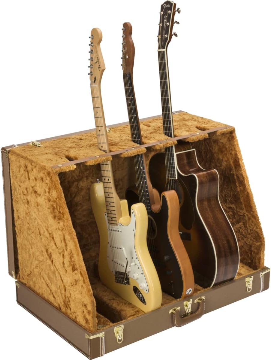 Fender Classic Series Case Stand, 5-Guitar, Brown