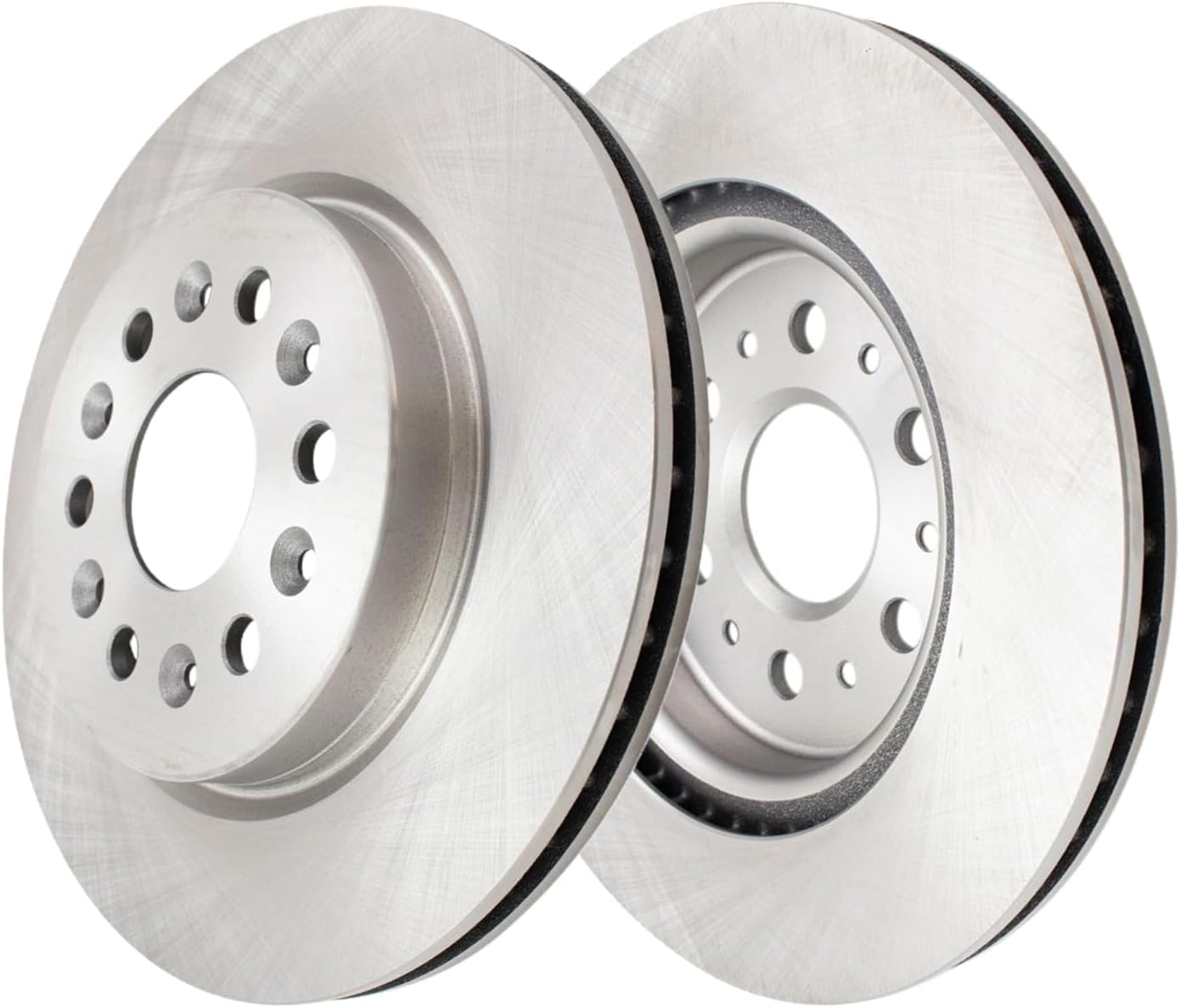 Detroit Axle - Brake Kit for 2018-2020 Buick Enclave 2017-2020 Cadillac XT5, 2020 XT6, Disc Brakes Rotors Ceramic Brake Pads with Hardware Replacement : 13.58' inch Front & 12.40' inch Rear Rotors