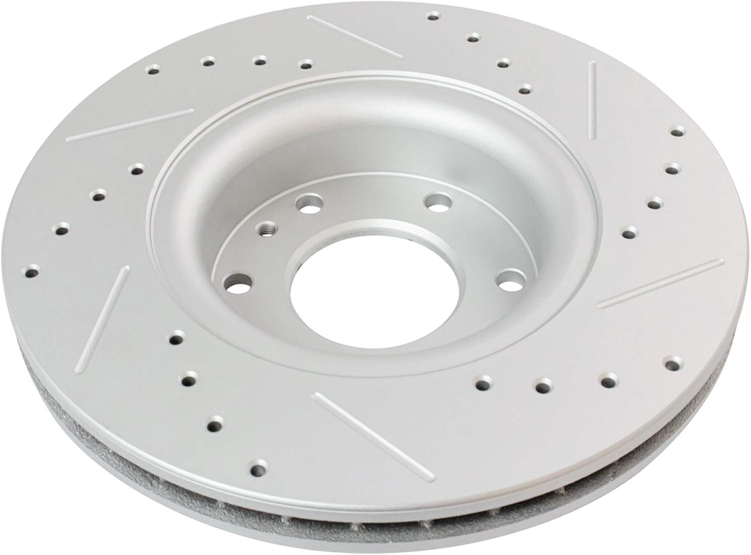 TRQ Performance Front Brake Pad & Rotor Set Ceramic G Coated Drilled Slotted Rotors Compatible with 06-07 Buick Rainier 2006 Chevrolet SSR 06-08 Chevrolet Trailblazer EXT 06-09 GMC Envoy XL Saab 9-7x