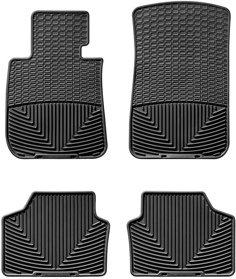WeatherTech All-Weather Floor Mats for BMW 325i, 328i, 335i - 1st & 2nd Row (W61-W141), Black