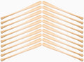 20-Pack of Craft Quality Wooden Blem Baseball Bat