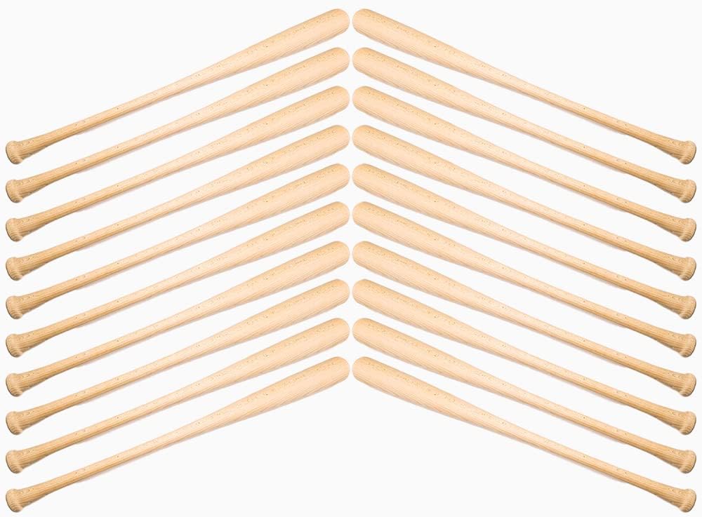 20-Pack of Craft Quality Wooden Blem Baseball Bat