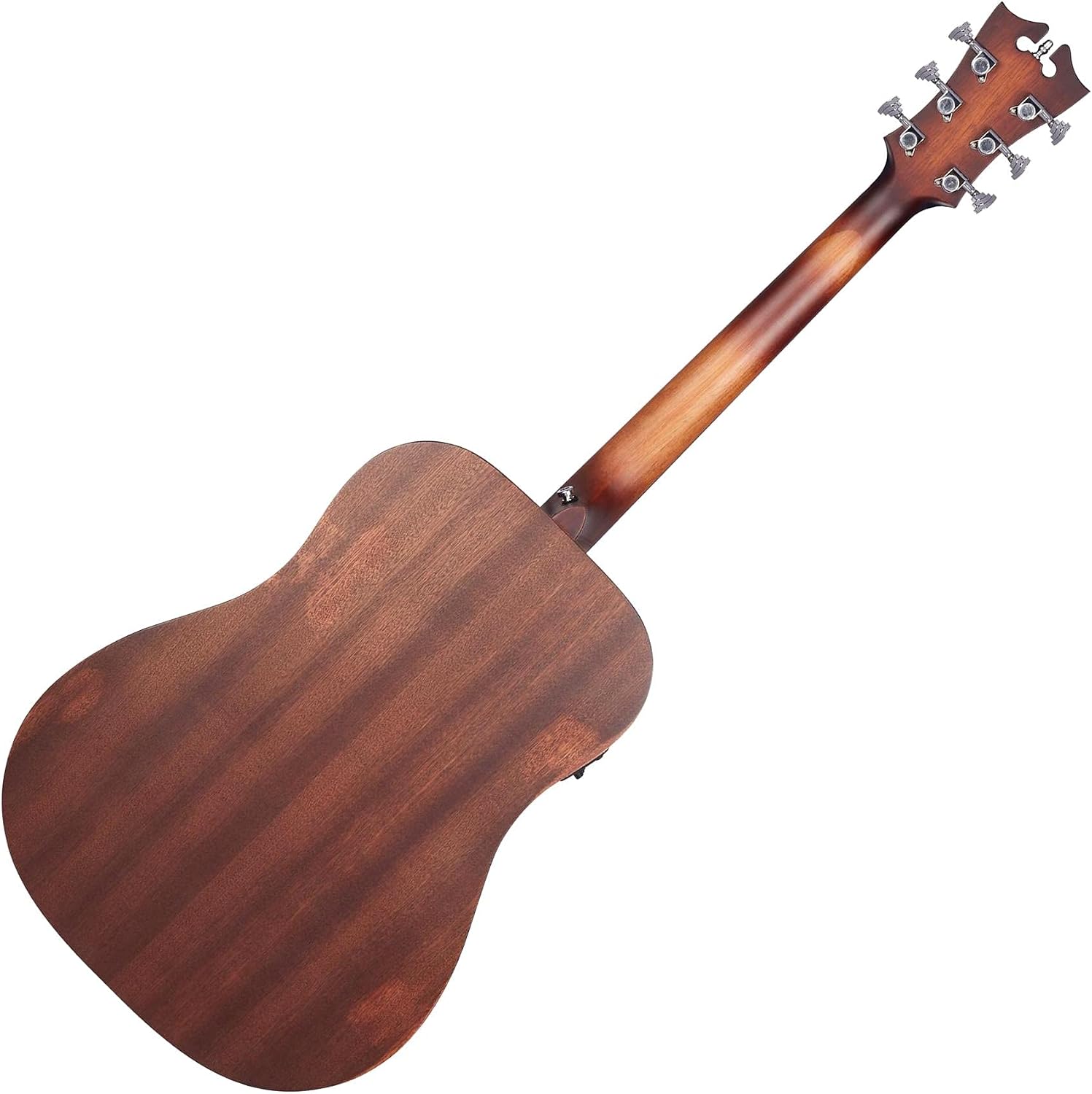 D'Angelico Electro 6 String Acoustic-Electric Guitar, Right, Aged Mahogany (DAPLSD300AGDCP)