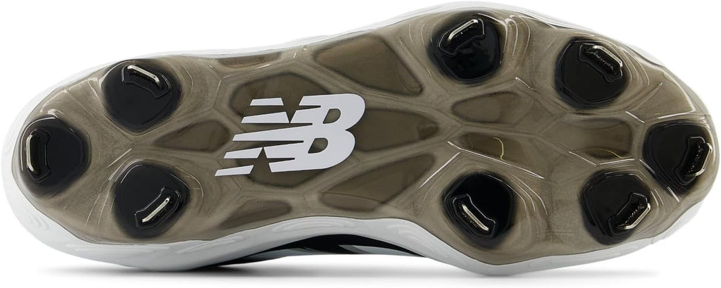 New Balance Men's Fresh Foam X 3000 V7 Baseball Shoe, Black Synthetic/White, 7 W