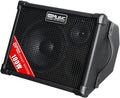 Coolmusic BP80 Battery Powered Acoustic Guitar Amplifier- Portable Bluetooth Speaker 100W, 6 Inputs,3 Band EQ,Black(3-Year Warranty)