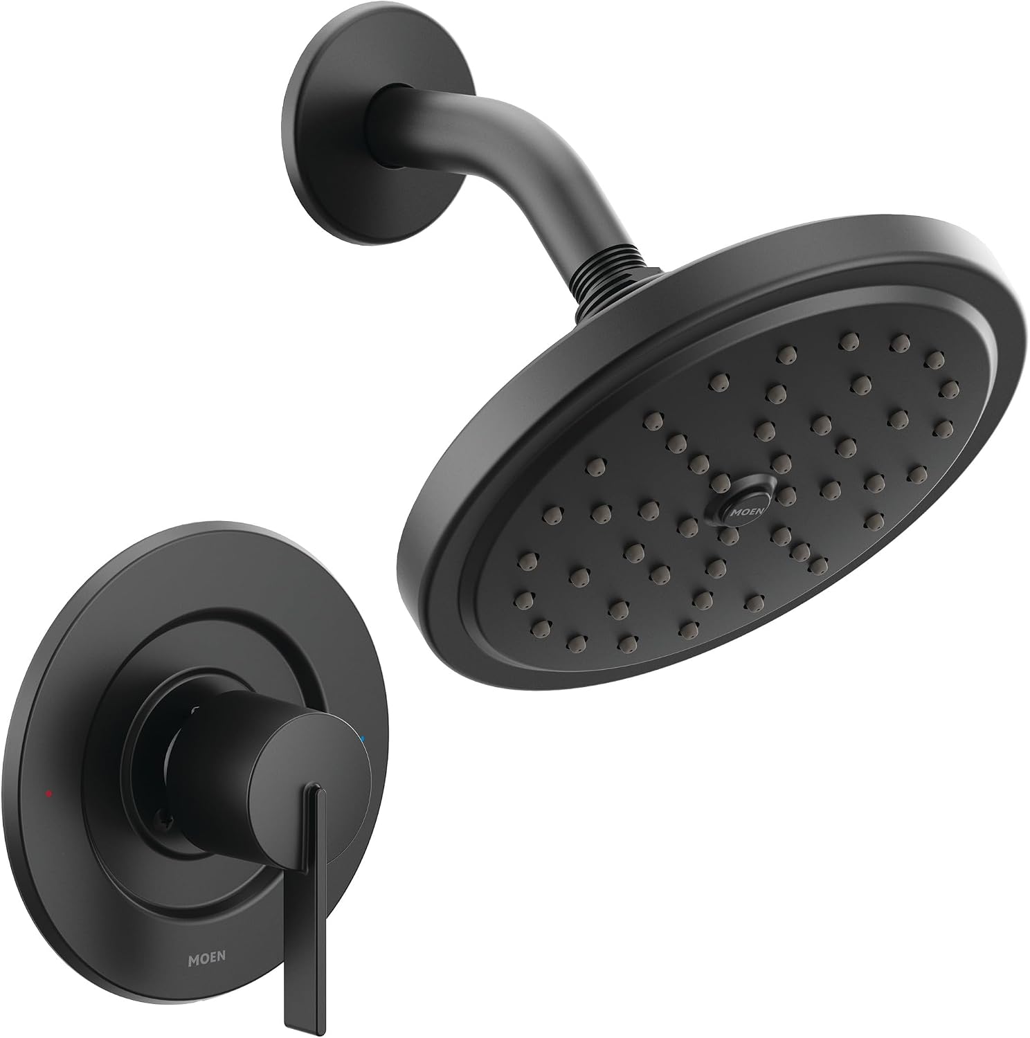 Moen Cia T2262EPBL Posi-Temp Rain Shower 1-Handle with Eco-Performance Shower Only Faucet Trim Kit, Valve Required,