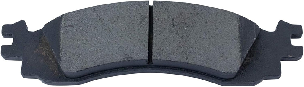 TRQ Performance Front Brake Pad and Rotor Set Ceramic Coated Drilled Slotted Compatible with 2010-2012 Ford Taurus