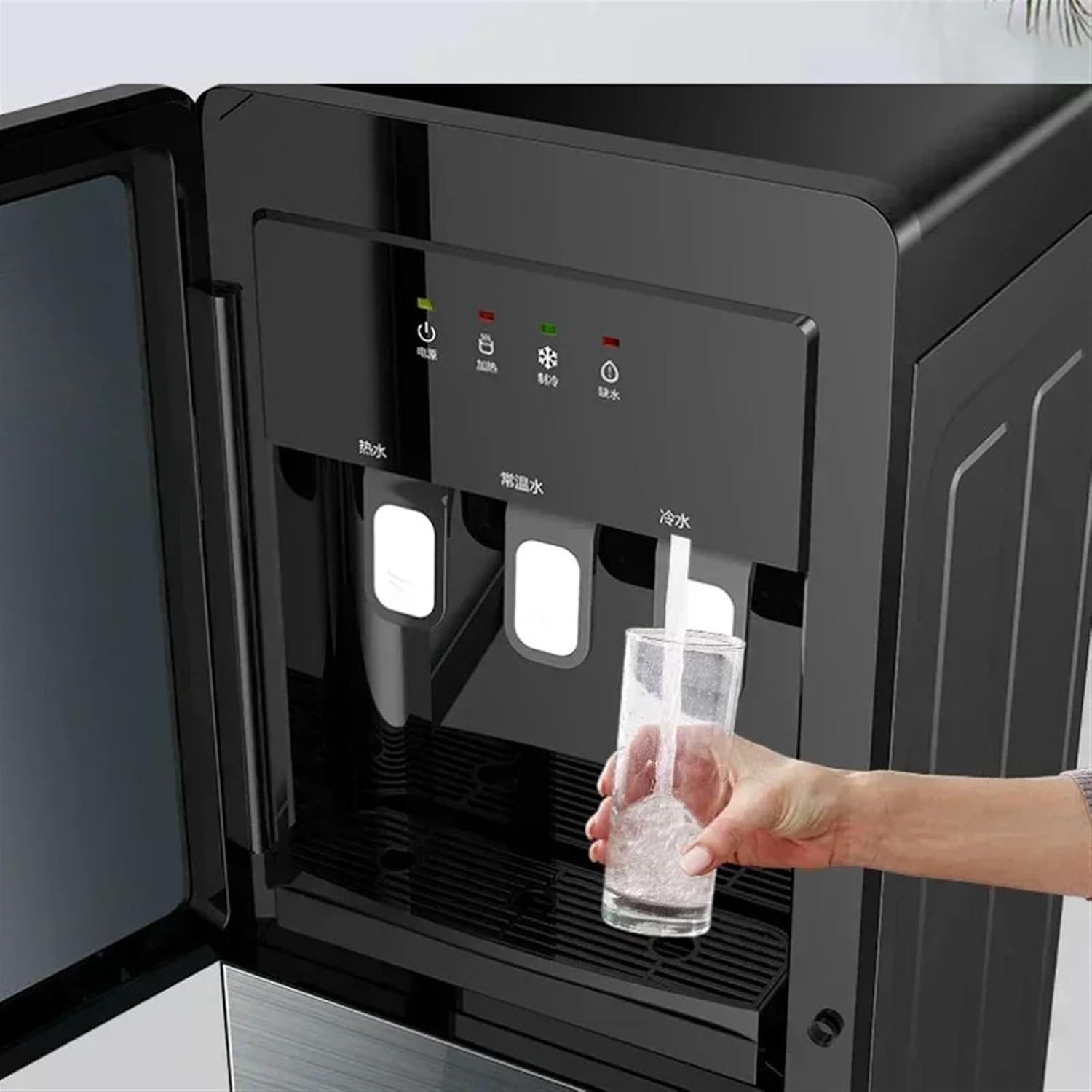 hot Water dispensers Electric Water Dispenser Vertical Living Room Integrated Cooling and Heating Machine Gadgets for Home Water Bottle Instant hot Water Dispenser (Color : Ice-Warm-Hot-G)