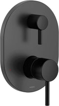 Moen Align Matte Black M-CORE 3-Series 2-Handle Shower Faucet Trim, Valve Required, UT3290BL