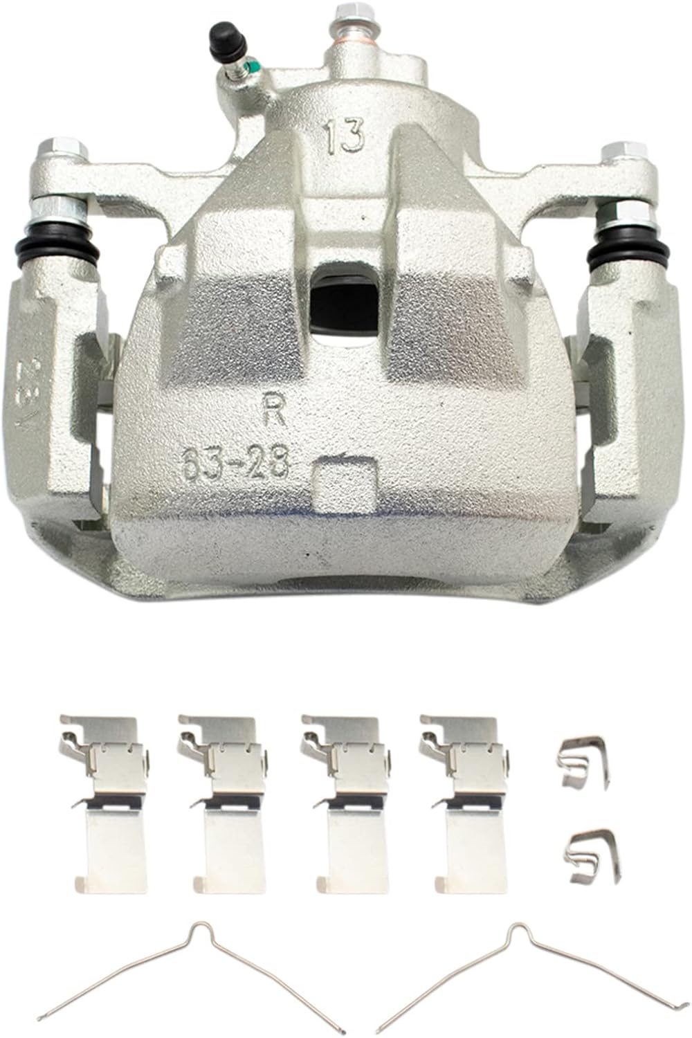 TRQ Performance Front Brake Pad and Rotor Set Ceramic G Coated Vented Rotors Calipers Compatible with 2012-2018 Toyota Avalon Camry 2016-2018 Lexus ES350