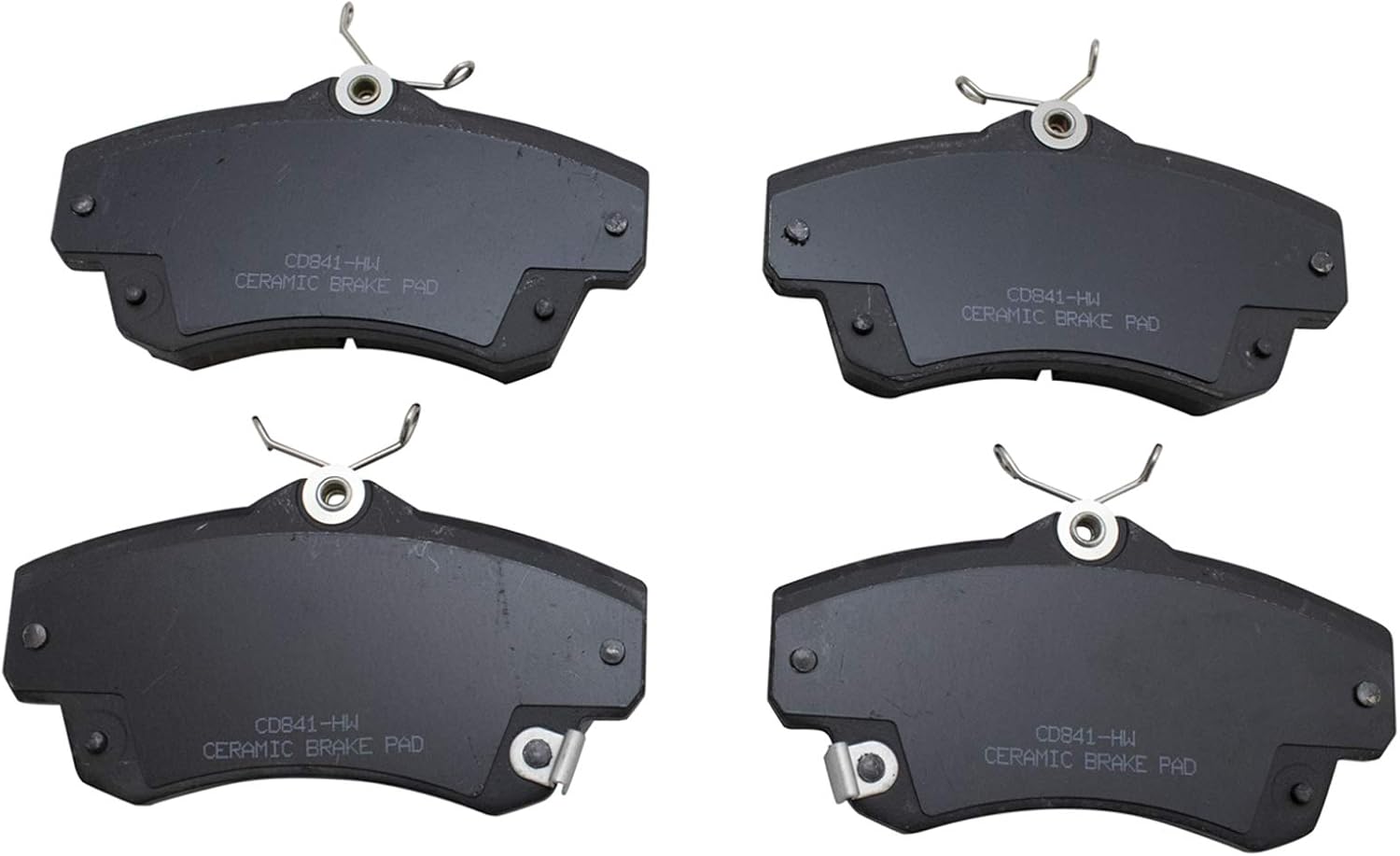 TRQ Performance Front Brake Pad and Rotor Set Ceramic Coated Drilled Slotted Rotors 11.02 in for 2001-2010 Chrysler PT Cruiser
