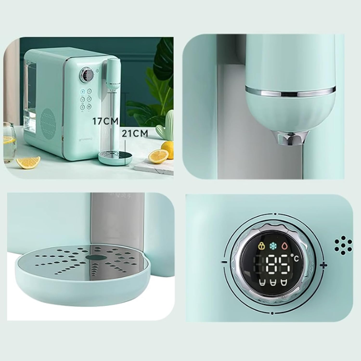 hot Water dispensers Refrigeration Drinking Water Dispenser Desktop Smart Instant Hot Water Dispenser Portable Mini Water Dispenser Home Appliances Instant hot Water Dispenser (Color : B)