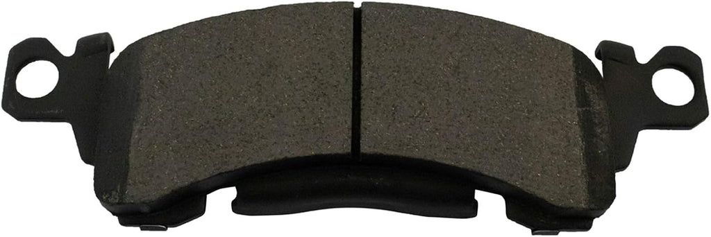 TRQ Performance Front Brake Pad and Rotor Set Ceramic Drilled Coated Rotors Compatible with 91-96 Buick Roadmaster Chevrolet Caprice 94-96 Impala 91-92 Oldsmobile Custom Cruiser Cadillac Brougham