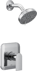 Moen Genta LX M-CORE 2-Series Shower Trim Kit with Showerhead and Lever Handle, Valve Required, Chrome, UT2472EP
