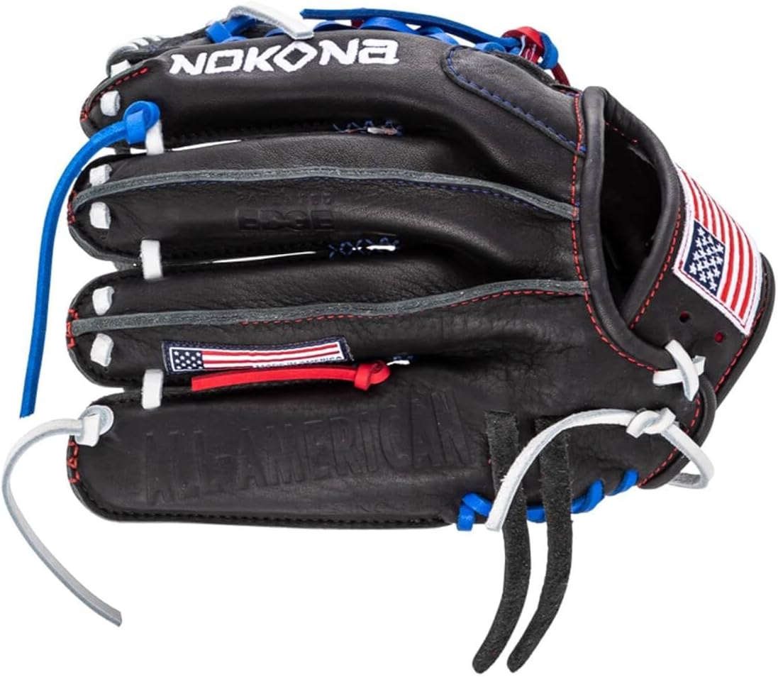 Nokona S1 All-American 11.25' Modified Trap Web 14U Infield/Outfield Baseball Glove