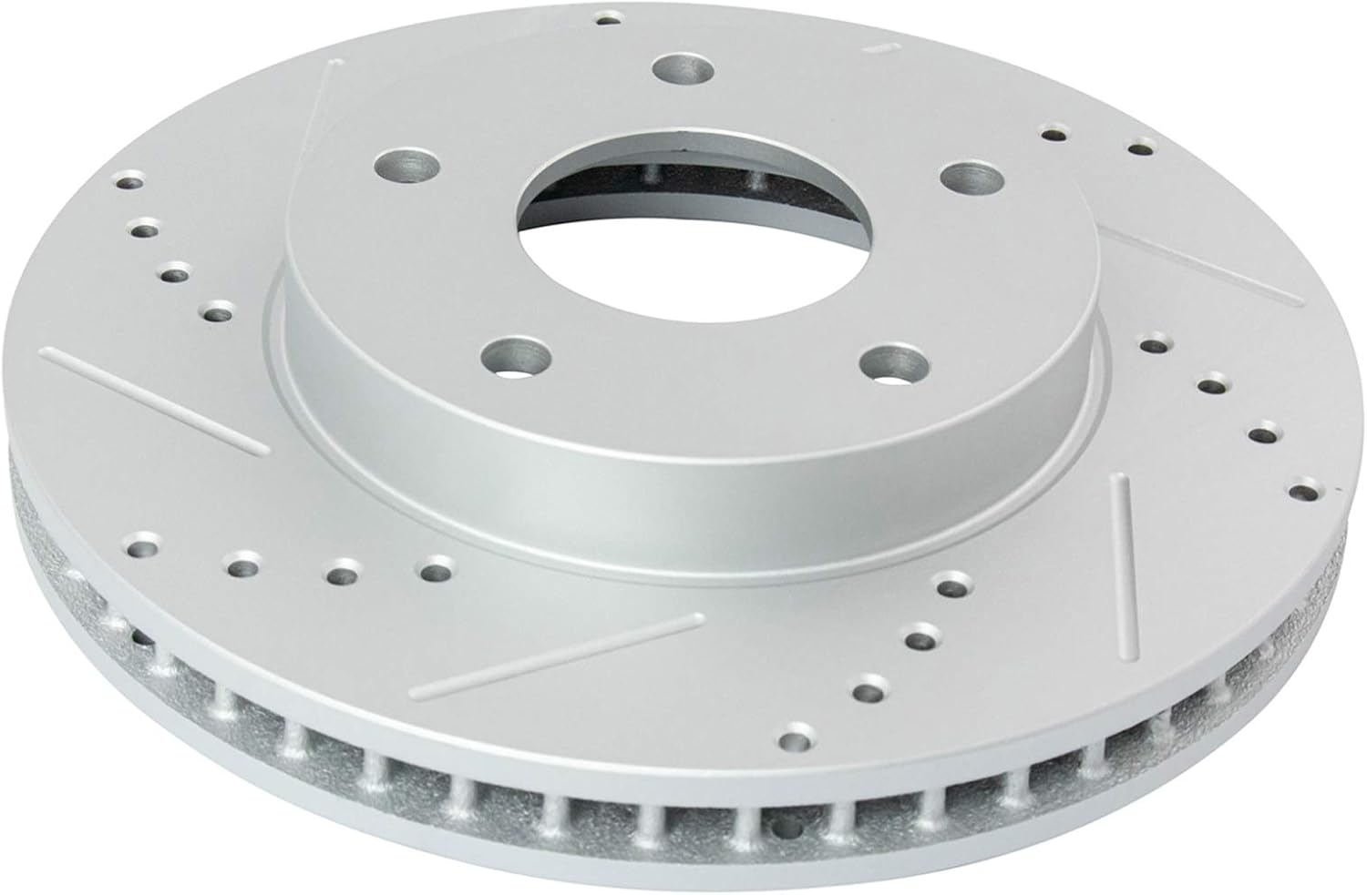TRQ Performance Front Brake Pad and Rotor Set Ceramic Drilled Coated Rotors Calipers Compatible with 98-05 Chevrolet Blazer S10 98-03 GMC Sonoma 98-01 Jimmy Oldsmobile Bravada 98-00 Isuzu Hombre