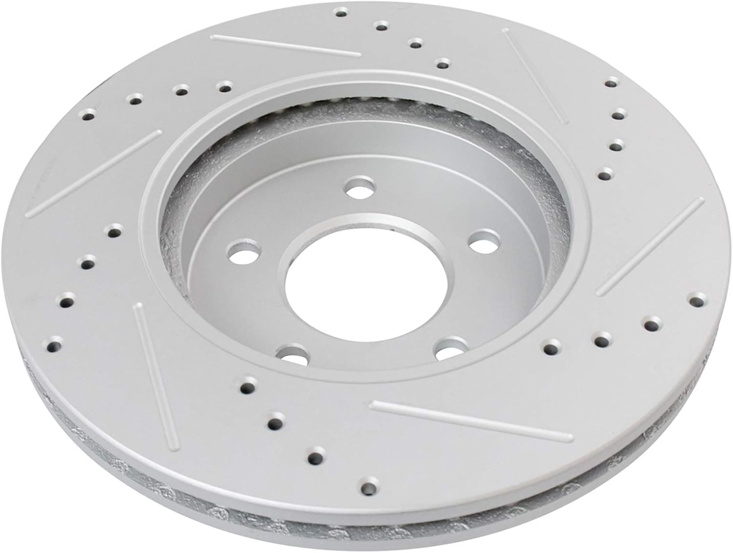 TRQ Performance Front Brake Pad and Rotor Set Ceramic Vented Coated Rotors Calipers Compatible with 2005-2009 Ford Escape Mazda Tribute 2007-2009 Mercury Mariner