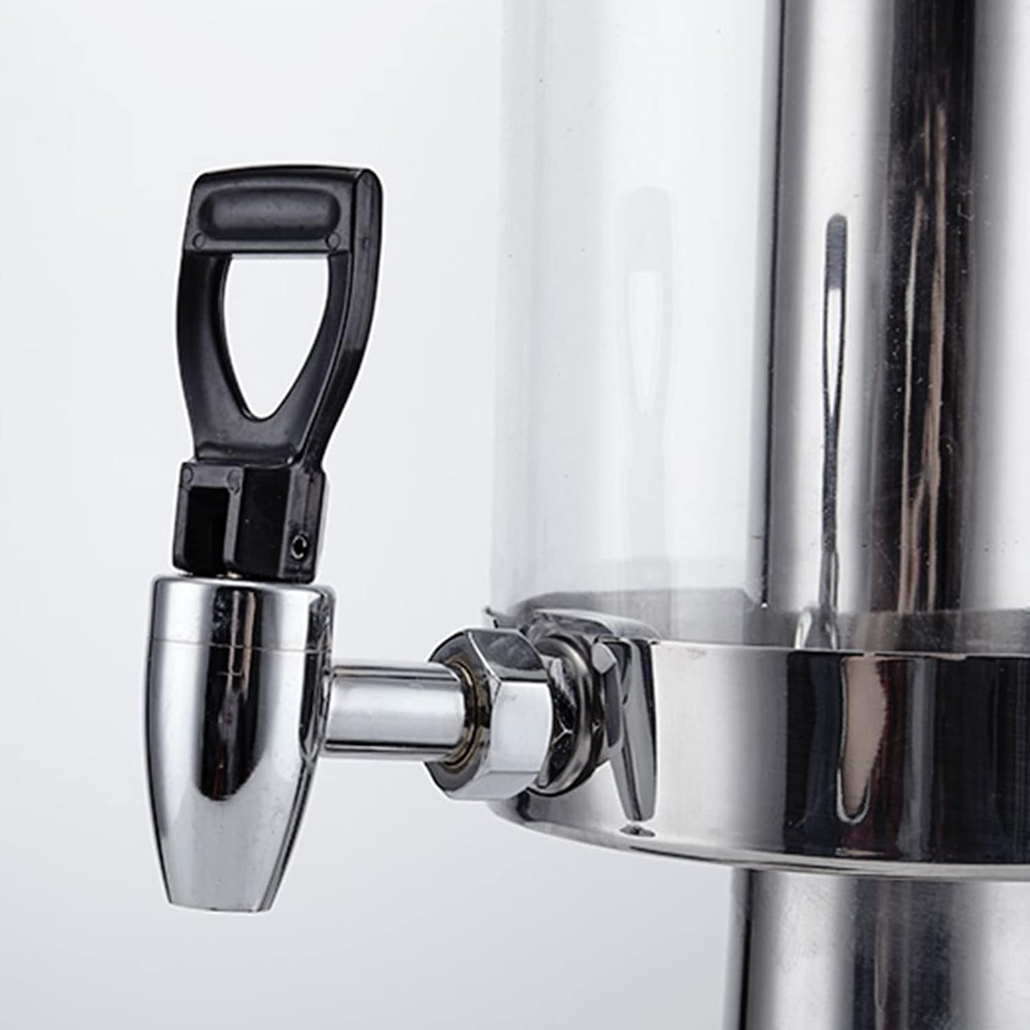 Drink Dispenser, Commercial, Transparent, Beverage Dispenser with Tap, Self-Service Restaurant Juice Dispenser,Gold plated-3Lx3(Gold Plated 3Lx2)
