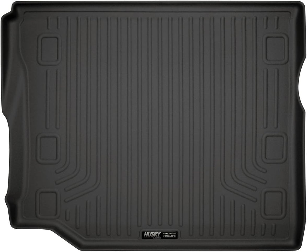Husky Liners Weatherbeater Cargo Liner | Fits 2018-2026 Jeep Wrangler JK/JL 4-Door with Leather Seats & Subwoofer (Excludes 4XE Hybrid) | Cargo, 1-pc. Black - 20741