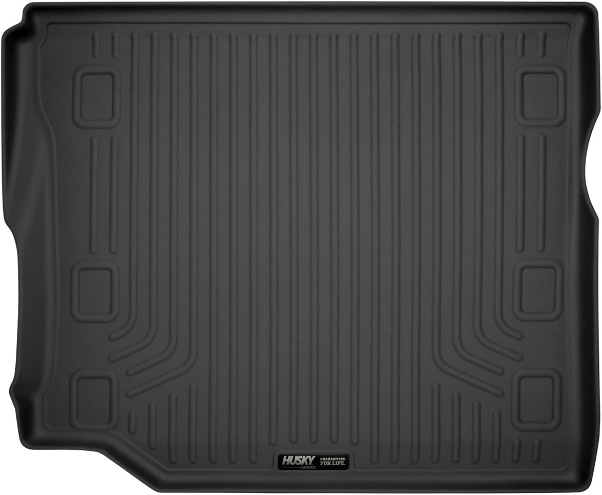 Husky Liners Weatherbeater Cargo Liner | Fits 2018-2026 Jeep Wrangler JK/JL 4-Door with Leather Seats & Subwoofer (Excludes 4XE Hybrid) | Cargo, 1-pc. Black - 20741