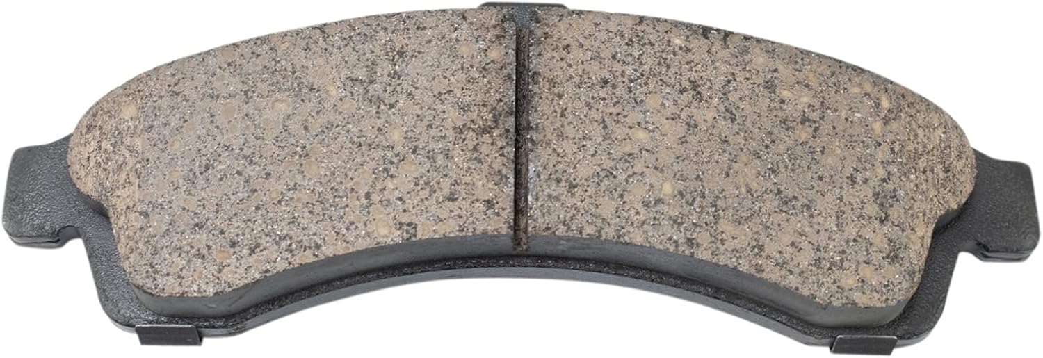 TRQ Performance Front Brake Pad & Rotor Set Ceramic Coated Drilled Solid Rotors Compatible with 02-05 Chevrolet Trailblazer 02-05 GMC Envoy 04-05 Buick Rainier 03-06 Isuzu Ascender 2005 Saab 9-7x