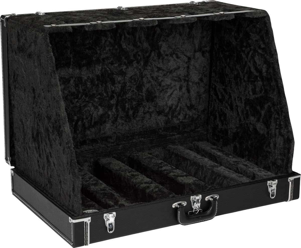 Fender Classic Series Case Stand - 5 Guitars Black Bundle with Austin Bazaar Exclusive 24-Pack Picks