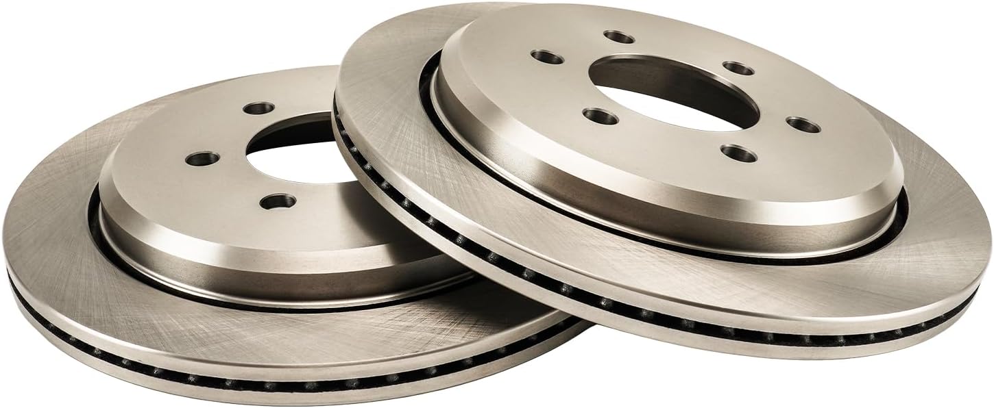 KAC 13.45 inch(341.8mm) Rear Brake Rotors for Ford 2003-2006 Expedition, Lincoln 2003-2006 Navigator Automotive Replacement Brake Rotors,54100