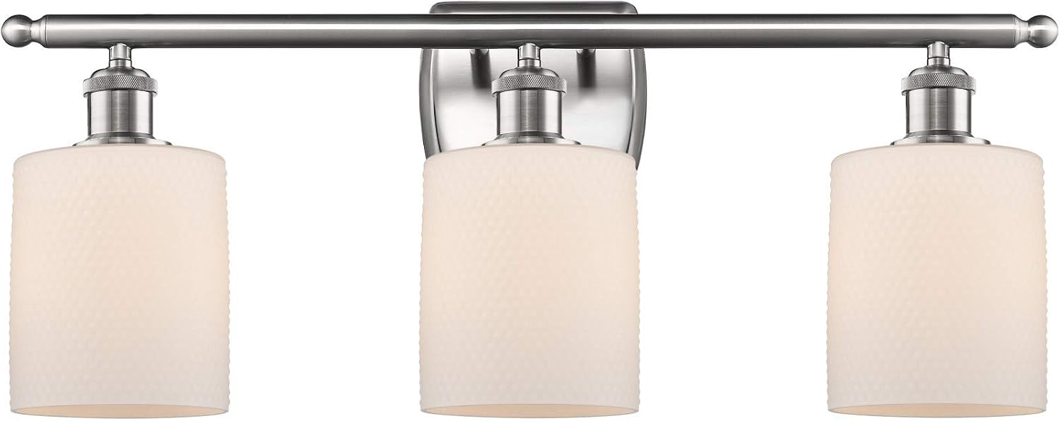 Innovations 516-3W-SN-G111 3 Light Bathroom Fixture, Brushed Satin Nickel