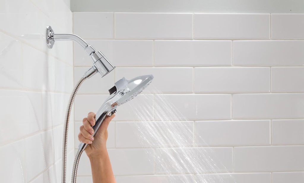 Moen Engage Chrome Magnetix Six-Function 5.5-Inch Handheld Showerhead with Magnetic Docking System, 3662EP