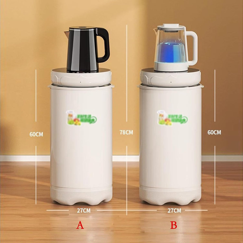 hot water dispensers Vertical Intelligent Water Dispenser Household Bottom Mounted Water Bucket Fully Automatic Bottled Water Tea Bar Machine instant hot water dispenser (Color : B-Voice Version)