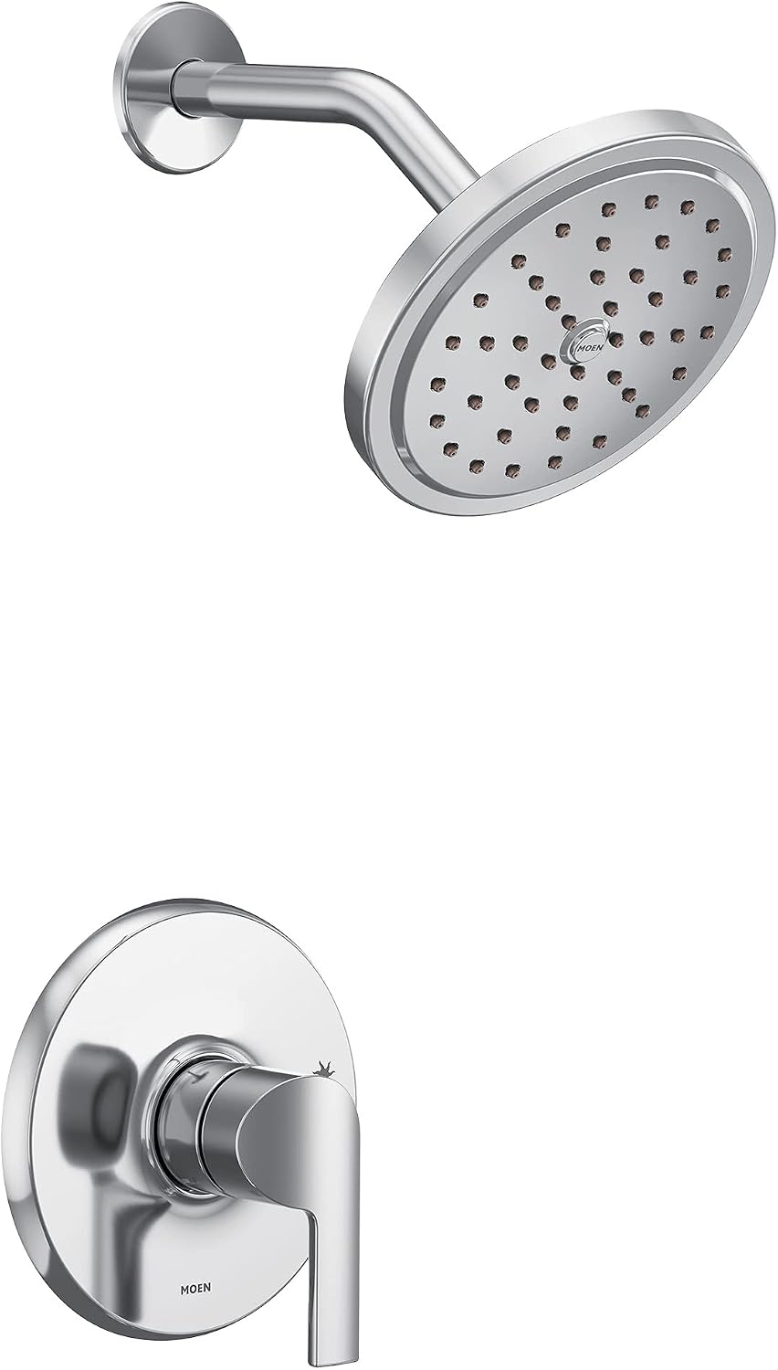 Moen UTS2202EP Doux Collection M-CORE 2-Series 1-Handle Shower Trim Kit, Valve Required, Chrome