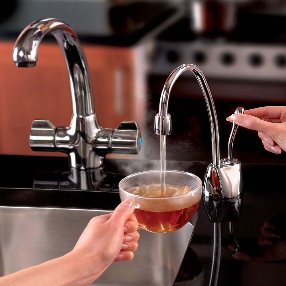 InSinkErator F-GN1100FG Contemporary Instant Hot Water Dispenser-Faucet Only, French Gold