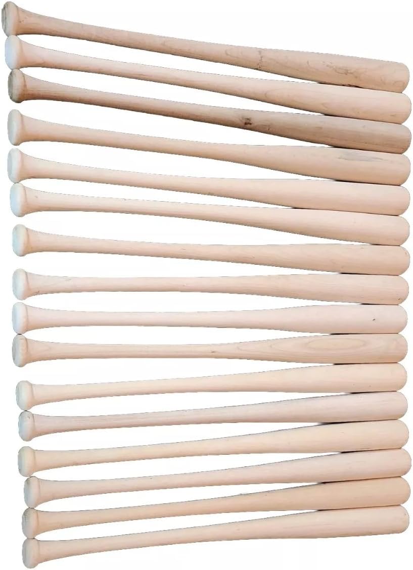 Wood Baseball Bats 16 Pack Blem Craft Quality (34')