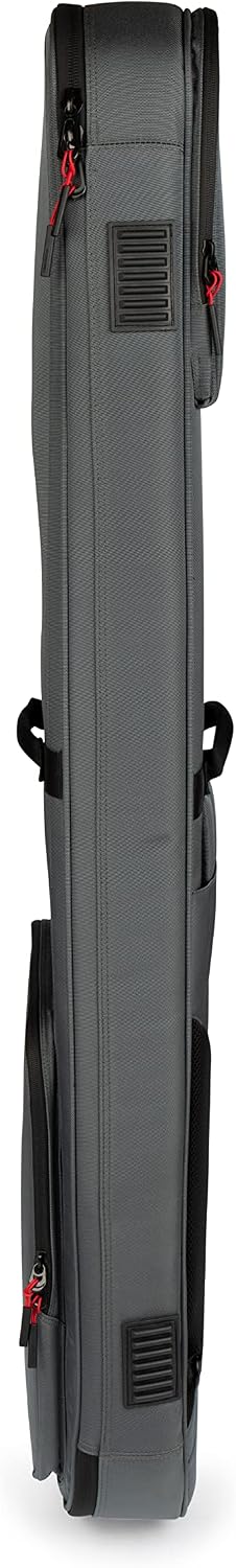 Gator Cases ICON Series Premium Weather Resistant Gig Bag for Bass Guitars with TSA Luggage Lock-Friendly Zipper Pulls; Grey(G-ICONBASS-GRY)
